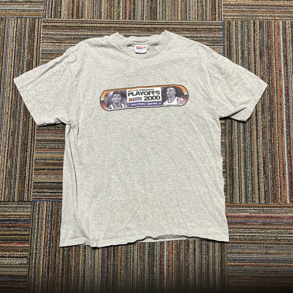 NBA Western Conference Playoffs 2000 Size Large Phoenix Suns T Shirt Jason Kidd  - Image 1 of 4