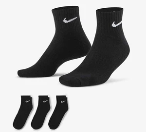 Paquete de 3 calcetines tobilleros acolchados Dri-Fit de entrenamiento Nike Athletic Everyday Plus para hombre - Imagen 1 de 4