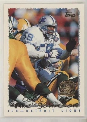1995 Topps Jacksonville Jaguars Inaugural Season Mike Johnson #326 - Image 1 of 2
