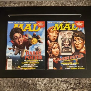 Mad Magazine July 2004 #443 Harry Potter Issue Lot RARE - Picture 1 of 4