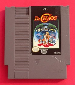 Dr. Chaos (Nintendo Entertainment System, 1988) Authentic NES Cartridge Tested