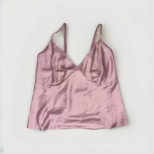 Victorias Secret Wrap Style Pink Satin Babydoll Tank Size XXL NWT - Picture 1 of 3