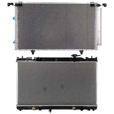 Aluminum Radiator & AC Condenser Cooling Kit For 2004-05 06 Toyota Camry Solara - Image 1 of 4