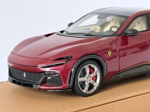 1:43 BBR Ferrari Purosangue Tetto Panoramico Rosso Mugello met Calsito  Deluxe   - Bild 1 von 24