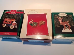 Hallmark Keepsake Ornament Lot Limited Edition Gift Festive Christmas NEW IN BOX - Picture 1 of 5