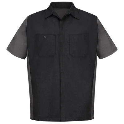 Red Kap Men's Short Sleeve Two-Tone Crew Shirt - Image 1 of 4