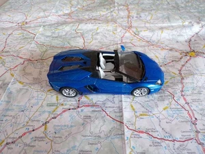 LAMBORGHINI Aventador LP 700 bleu IXO 1/43 avec Défaut - Imagen 1 de 2