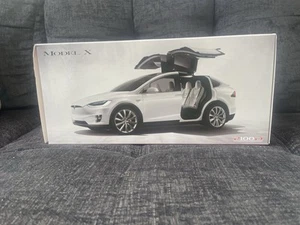 Original Tesla 1:18 Scale Diecast P100 Model X Car Gray - Picture 1 of 5