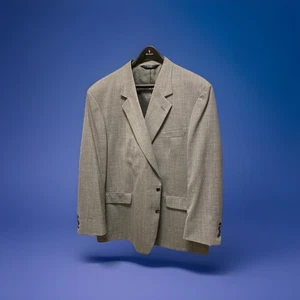 Traje Chaqueta de Lana Worsted Gris Colección Carrera Grande y Alto 50R Grande y Alto 2 Botones - Imagen 1 de 16