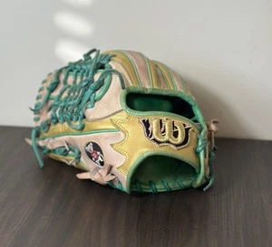 Rare custom Japanese Wilson staff 11.75” left handed infield baseball glove - Picture 1 of 12