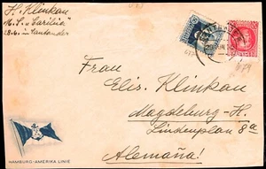 España - Paquebot - Edi o 686-688 - Frontal Mat "Santander 28/6/35" a Alemania - Imagen 1 de 1