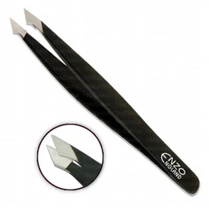 PINZAS DE CUENTAS ARTESANALES FINAS INCLINADAS ARTESANALES DE BELLEZA NEGRA PARA ELIMINAR CEJAS - Imagen 1 de 1