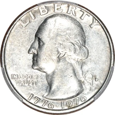 1976-D 25C DDO FS-101 Washington Bicentennial Quarter PCGS XF45 #888 - Image 1 of 3