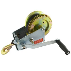 Remolque de elevación extractor marino TE826 2000 LB 2000 LB correa manual cabrestante barco caravana - Imagen 1 de 1