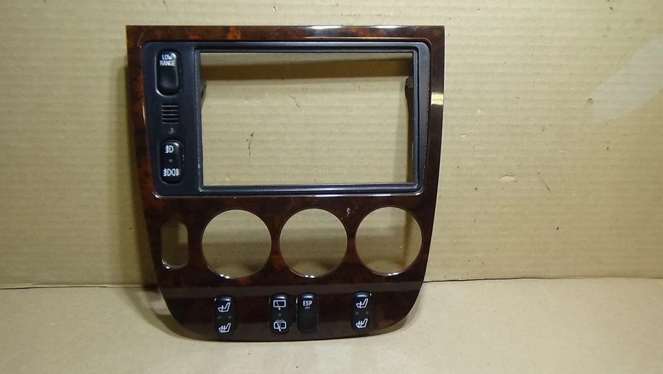 Mercedes Benz ML430 ML320 ML500 ML55 1999-2001 radio clima moldura madera Foto 1 de 4
