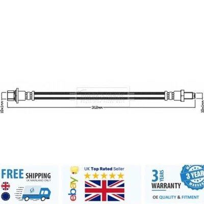 Brake Hose BBH8453 For Toyota LAND 03-10 90947-02D39 - Image 1 of 2