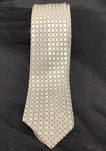 Vintage 50’s /60’s Van Heusen Woven Skinny Rayon Acetate Tie - Picture 1 of 5