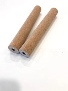Cork Handle, 2 Superior Natural Burl 8" X 1.20" X 3/8” Hole - Picture 1 of 2