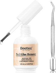 Beetles Nail Glue Remover Glue 20Ml for False Nails, Press on Nails Glue Remover - Picture 1 of 12