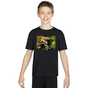  T-shirt Garçon blanka jeux vidéos playstation xbox - Picture 1 of 4