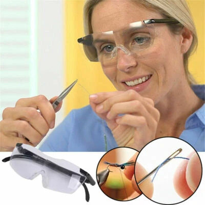Hands Free Magnifying Glasses Convenient Magnifier 160% For Reading Sewing Adult