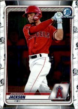 2020 Bowman Chrome Prospects #BCP-244 Jeremiah Jackson Angels