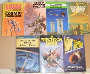 Vintage Science Fiction Paperbacks - Simak, Asimov, Clarke Etc. - Picture 1 of 2