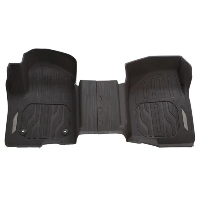 GMC Sierra 2019-2024 revestimientos de piso delantero entrelazados 84333609 gris ceniza OEM GM Foto 1 de 3