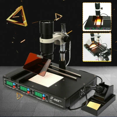 Инфракрасный ИК пайки SMD сварщик предварительный нагрев машина T862 + + BGA переделка станции - Изображение 1 из 4