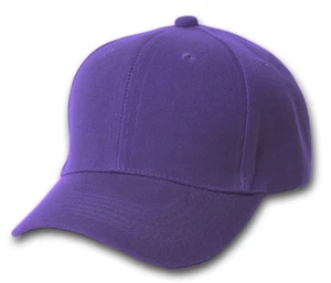 Sombrero ajustable púrpura liso - Imagen 1 de 2
