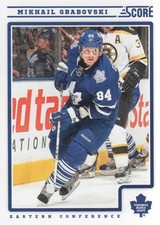2012-13 Score Maple Leafs Hockey Card #433 Mikhail Grabovski