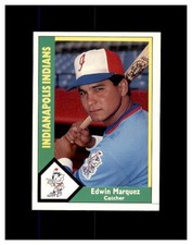 1990 Indianapolis Indians CMC #12 Edwin Marquez