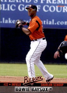 2014 Bowie Baysox Choice #26 Sharlon Schoop Willemstad Curacao Baseball Card