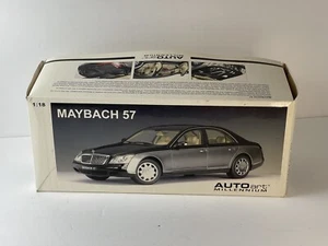 AutoArt Diecast 1/18 Benz MAYBACH 57 SWB Black/Silver - Rare Find - #76151 - Picture 1 of 11