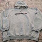 Nike Grey Hoodie With Front Pouch Pocket In Size Uk M