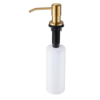 500 ML Stainless Steel Head Soap Dispenser Kitchen Sink Hand Liquid Pump Bottle - Image 1 of 4