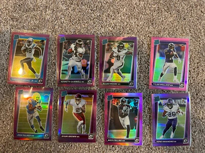 Now 60% off 2021 Donruss Football Pink Optic Rated Rookies you pick (Discount!) - Image 1 of 3