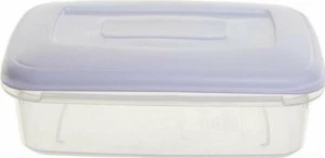 Whitefurze 1.5Ltr Rectangular Food Storage Lunch Box Container Tub Sandwich Cake - Picture 1 of 6