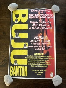 PÓSTER CONCIERTO REGGAE BUJU BANTON Shiloh Band 2000 - Imagen 1 de 6