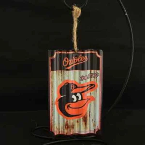 Baltimore Orioles Corrugated Metal Ornament TEAM SPORTS AMERICA - Picture 1 of 1