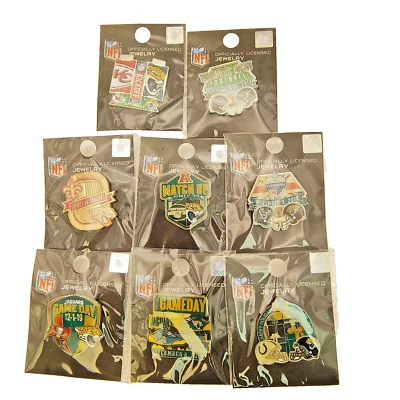NFL Jacksonville Jaguars 2019 Home Game Day Pin Complete Set of 8 Regular Season - Image 1 of 4