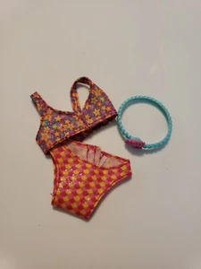 2012 2013 Beach Barbie Bikini Swimsuit Headband Stars Pink Purple Yellow X9598 - Picture 1 of 3