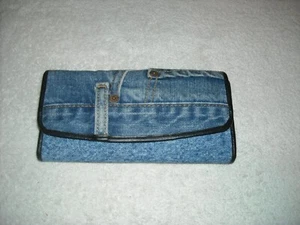 Blue Jean, Handbag / Wallet, Snap Closure, Clutch Bag. - Picture 1 of 11