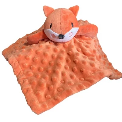 Manta de seguridad Baby Lovey naranja felpa golpes comodidad juguete perdido repuesto Foto 1 de 4