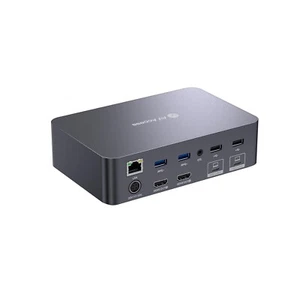 AV Access KVM Switch Dock 2 Monitore 2 Laptops, 4K KVM Switch Dual Monitor - Bild 1 von 9