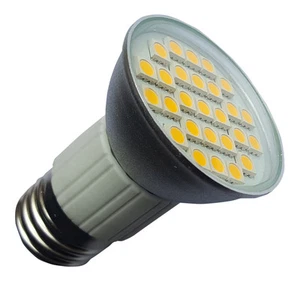 R50 JDR E27 ES 27 SMD LED 240V 4W 400LM WHITE BULB WITH GLASS COVER ~50W - Picture 1 of 5