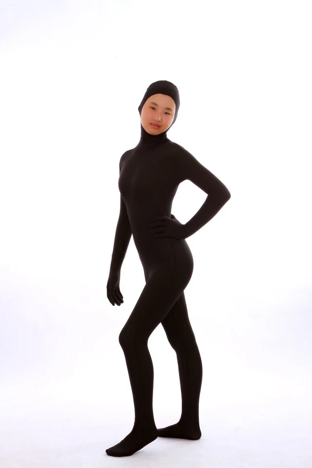 NUEVO Cara Abierta Unisex Spandex Zentai Fiesta Disfraz Body Gato Unitard Foto 1 de 1
