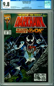 Darkhawk #14 CGC 9,8 WP Venom Spider-Man Edad Moderna Marvel Comics 1992 - Imagen 1 de 1
