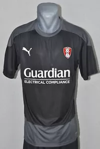 Rotherham United Jersey Football Training Mens Shirt Puma Black Size Adult L - Picture 1 of 5