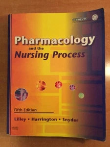 Pharmacology Nursing Process Book 5th Edition Manual Evolve - Picture 1 of 6